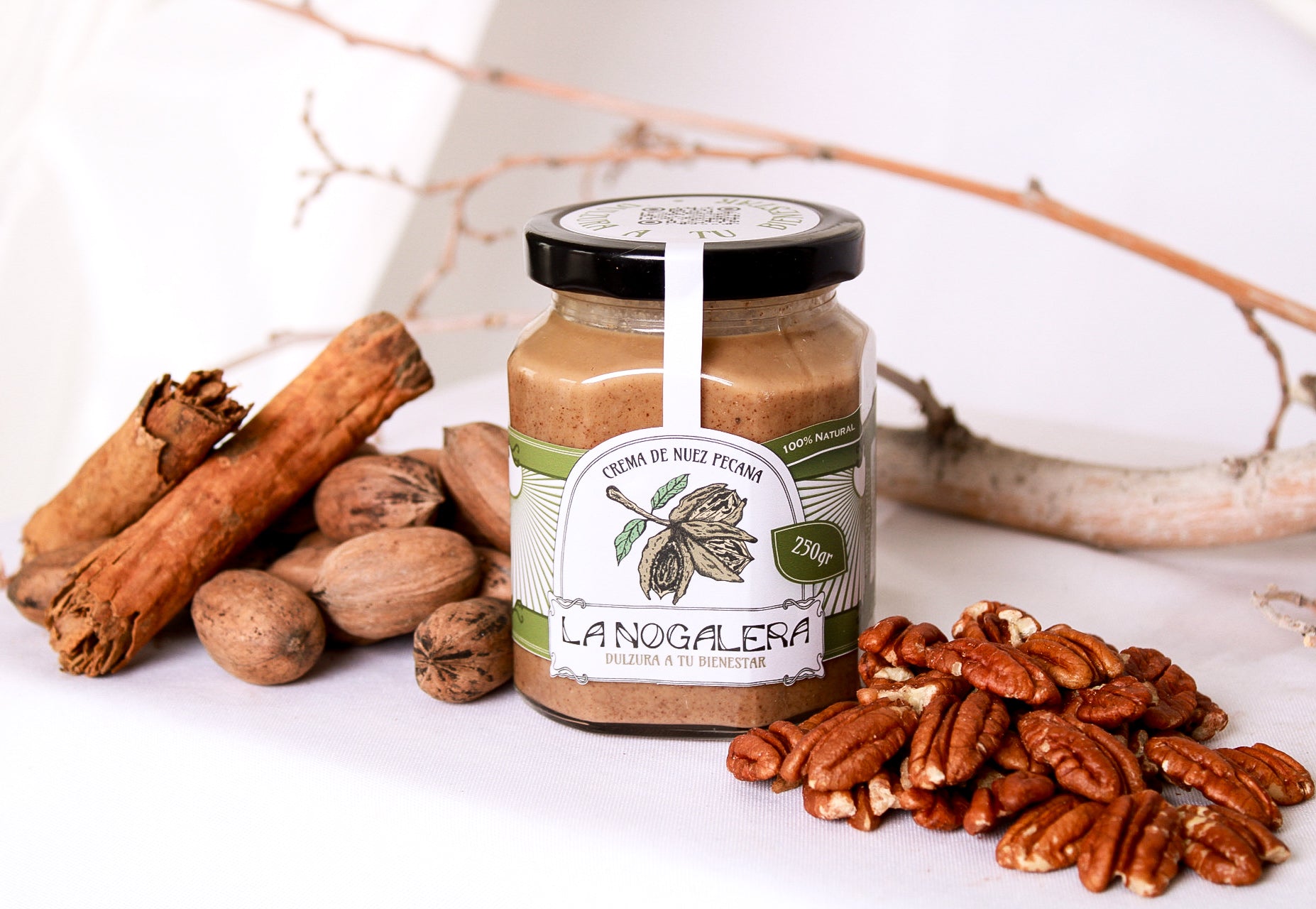 Crema de nuez pecana 100% natural - 250g